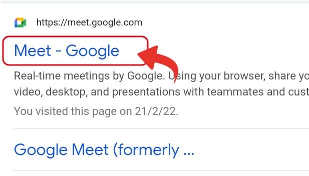 Image titled use google meet without app Step 3